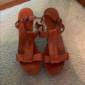 Frye Wedge Sandals